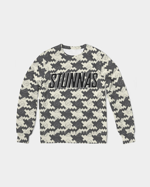 STUNNAS 90's About Nothin' Handcrafted French Terry Crewneck Pullover