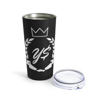 Y$ Crown & Wreath Tumbler 20oz (Black)