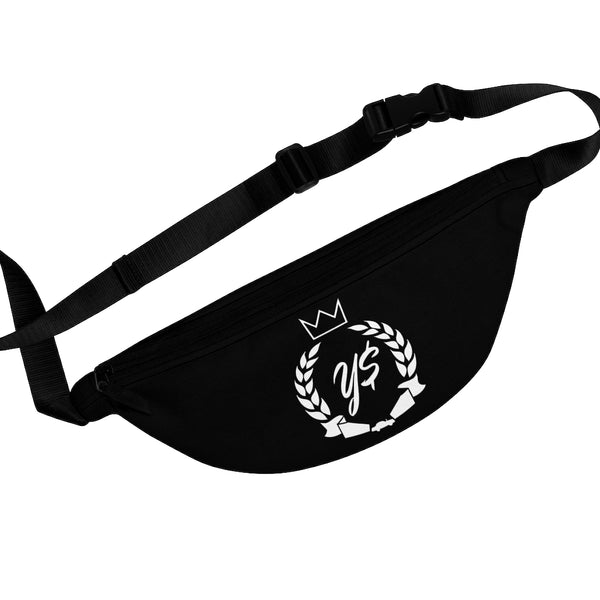 Y$ Crown & Wreath Merchant Bag (Black)