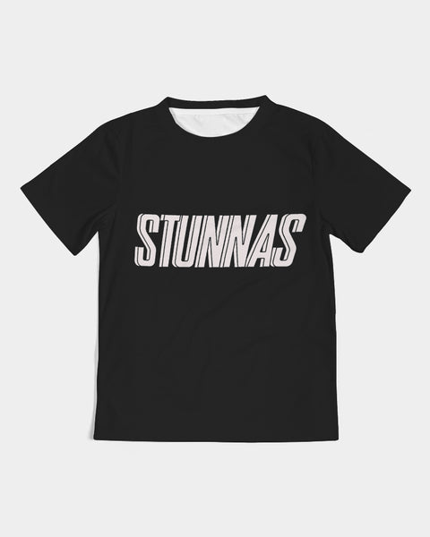 STUNNAS Black Handcrafted Kids Tee