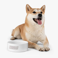 STUNNAS Logo (White) Pet Bowl