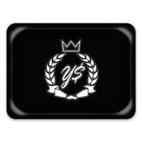 Y$ Crown & Wreath Serving Tray