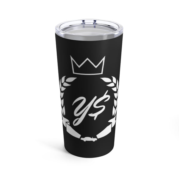 Y$ Crown & Wreath Tumbler 20oz (Black)