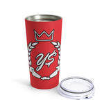 Y$ Crown & Wreath Tumbler 20oz (Red)