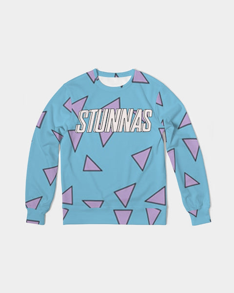 STUNNAS Modern Life Handcrafted French Terry Crewneck Pullover