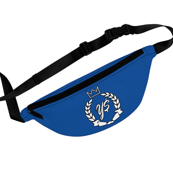 Y$ Crown & Wreath Merchant Bag (Blue)