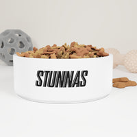 STUNNAS Logo (Black) Pet Bowl